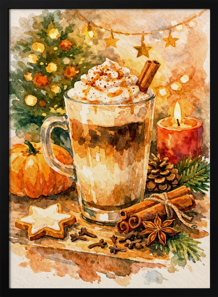 Weihnachtlicher Latte