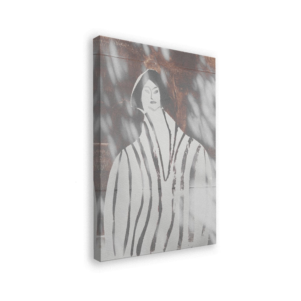 Frau mit Licht und Schatten