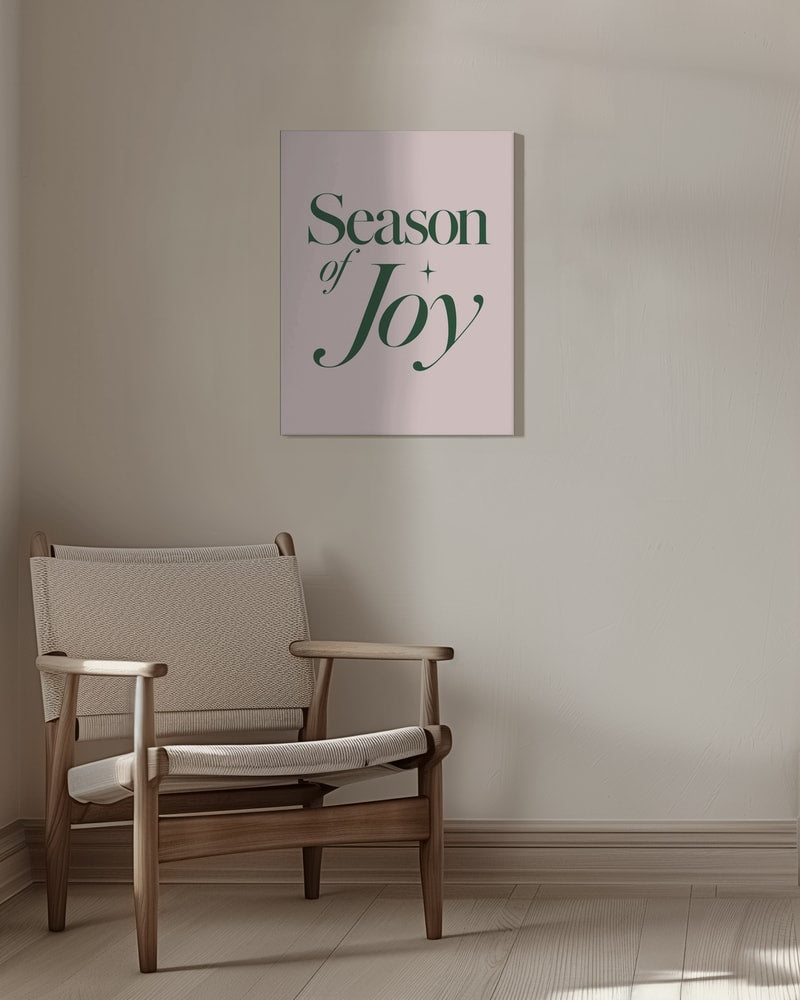 Season of Joy – Weihnachtlicher Schriftzug