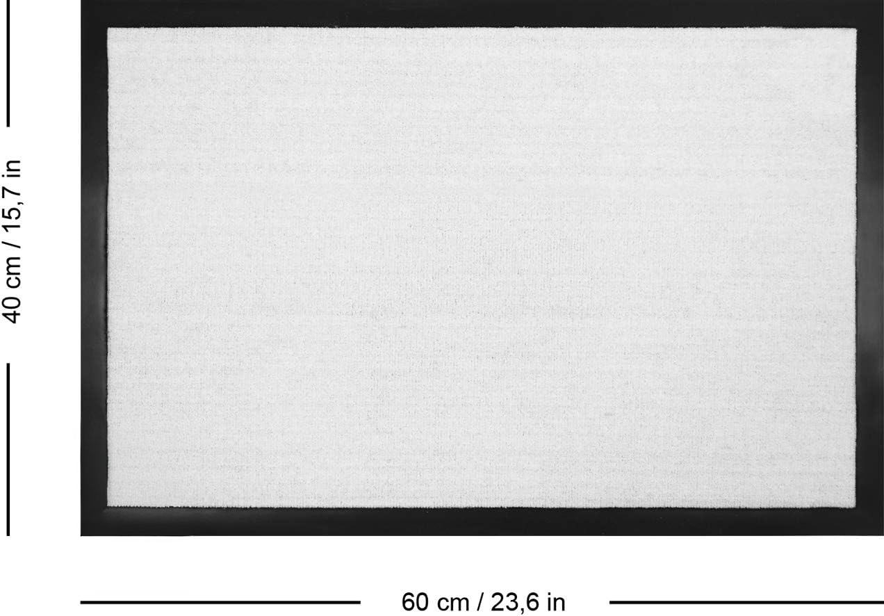 Fußmatte personalisiert – Individuelle Türmatte mit deinem Motiv (60x40 & 70x50 cm)