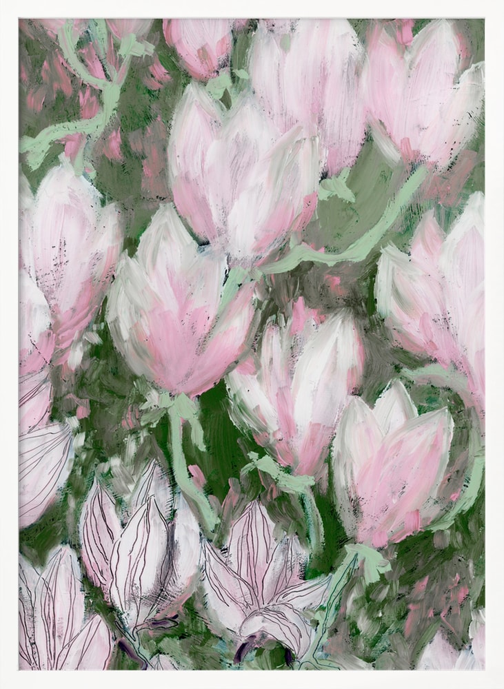 Zarte Magnolien