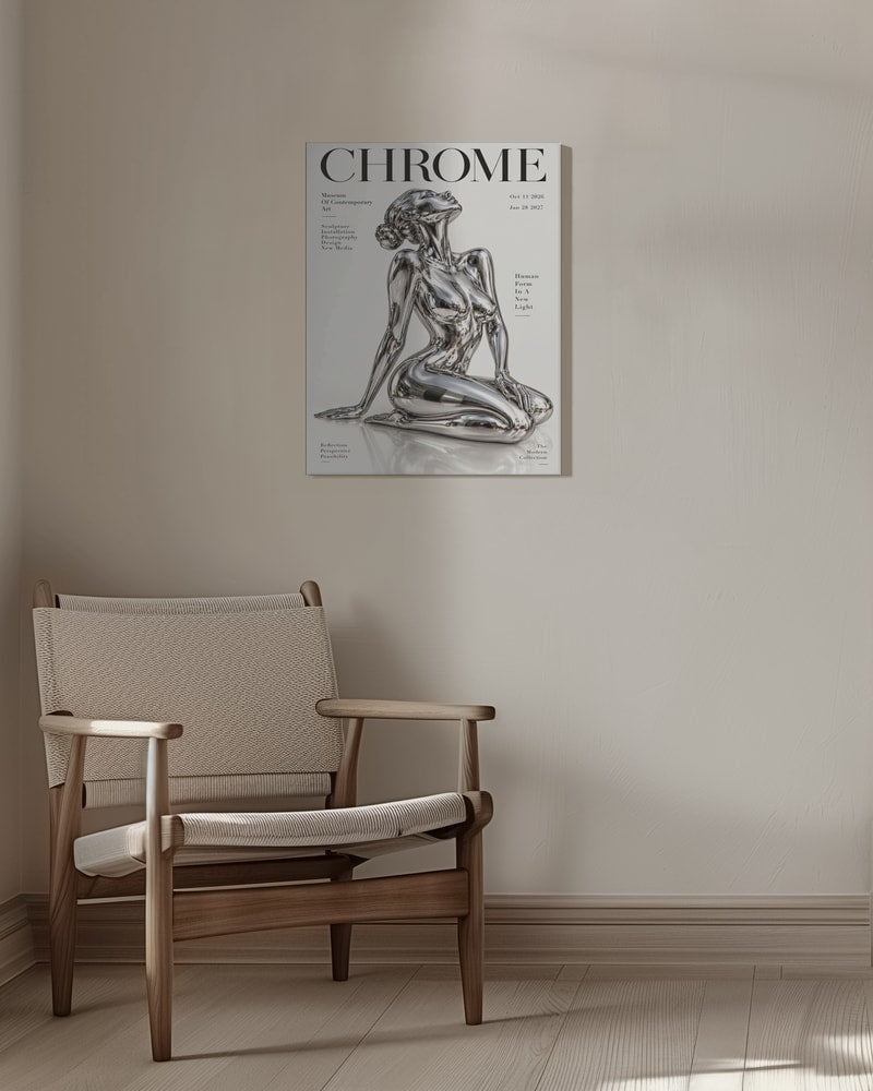 Chrome – Kniende Figur