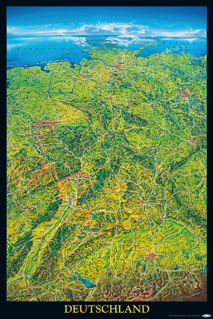 Close Up Poster Deutschland Poster 61 x 91,5 cm