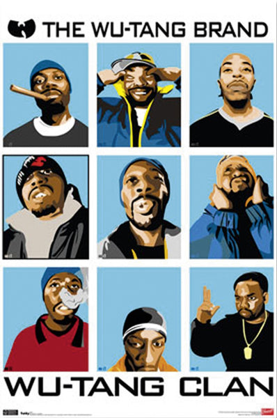 WU-TANG CLAN 90’vintage poster Wu-Tang Clan Poster (24 x 36) : Amazon.de: Küche, Haushalt & Wohnen