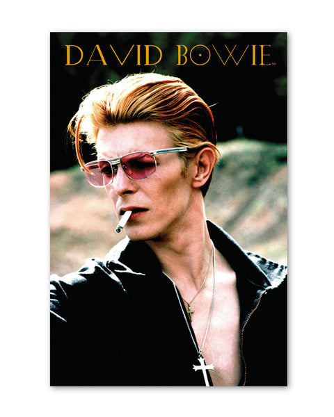 Wandbild David Bowie – 3-teiliger Holzdruck, 97x62 Cm, XXL Format, Fertig Zum Aufhängen