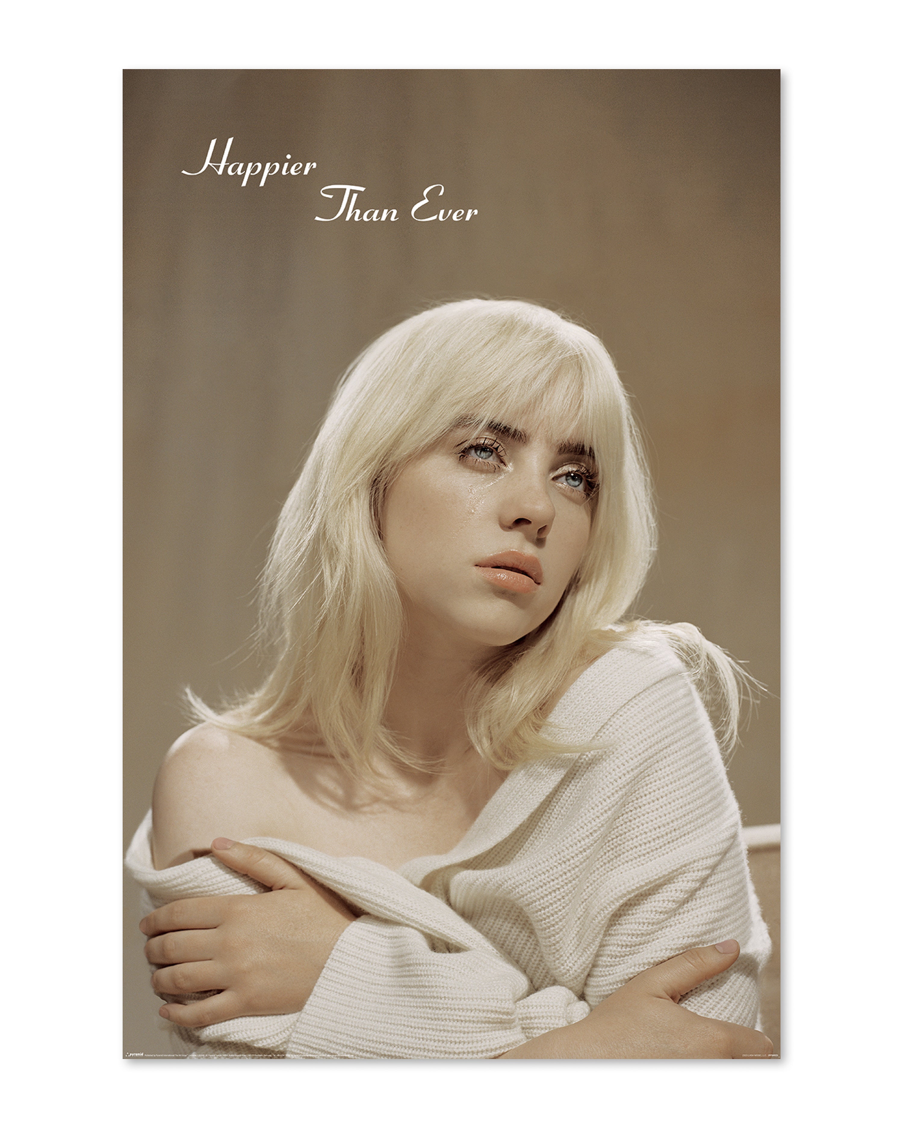 Billie Eilish Poster Cover Happier Than Ever
