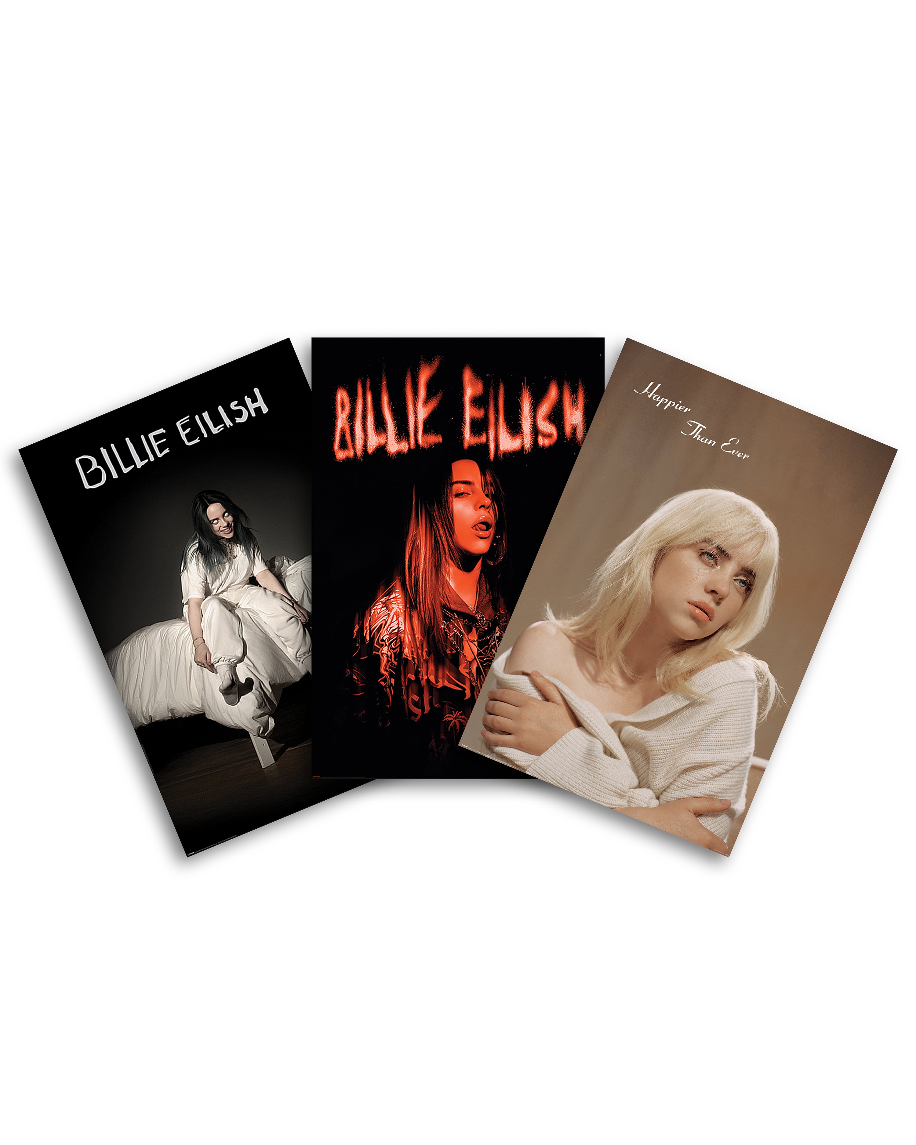 Billie Eilish poster set The Favorites / Album Covers
