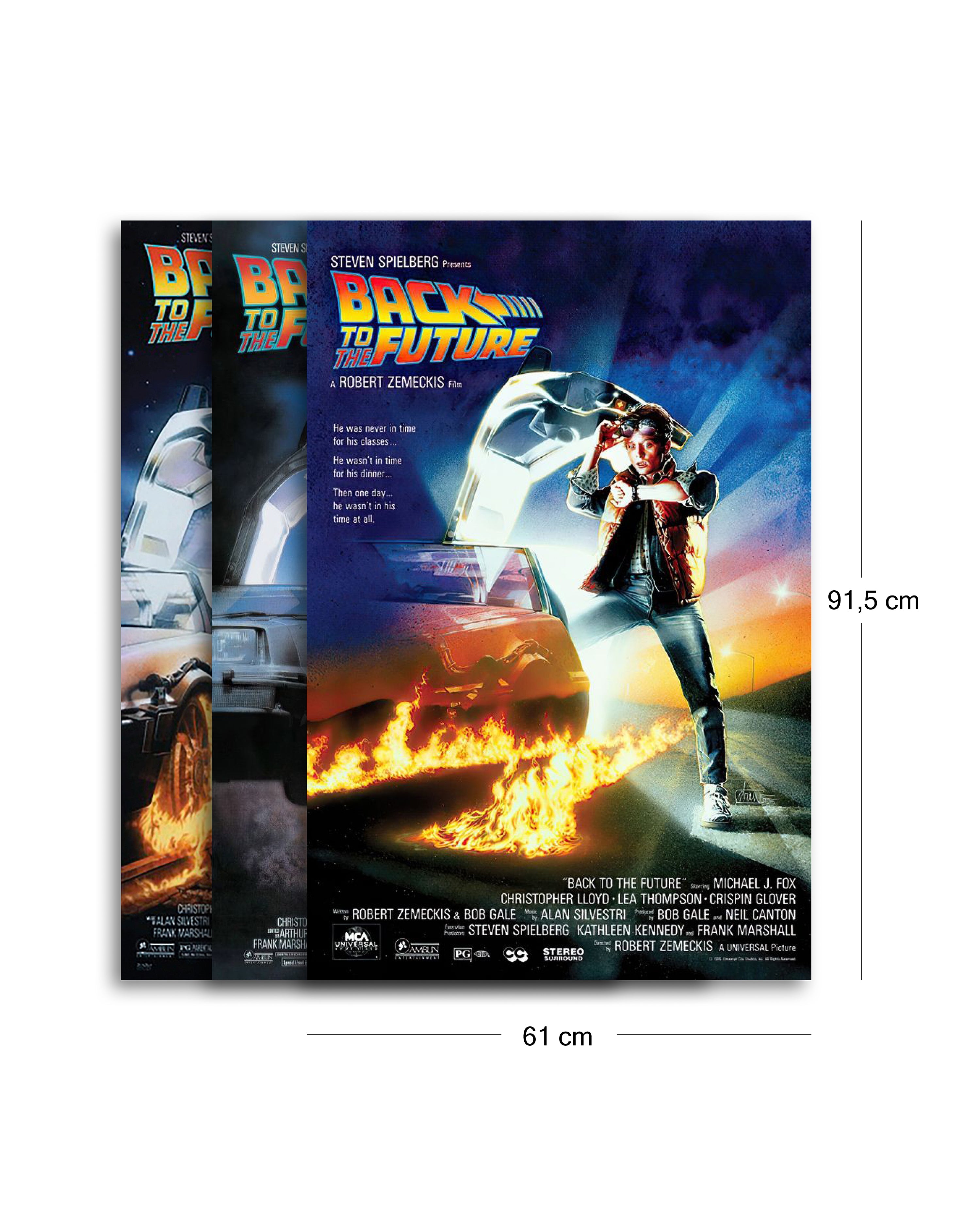 Zurück in die Zukunft I - III Posterset