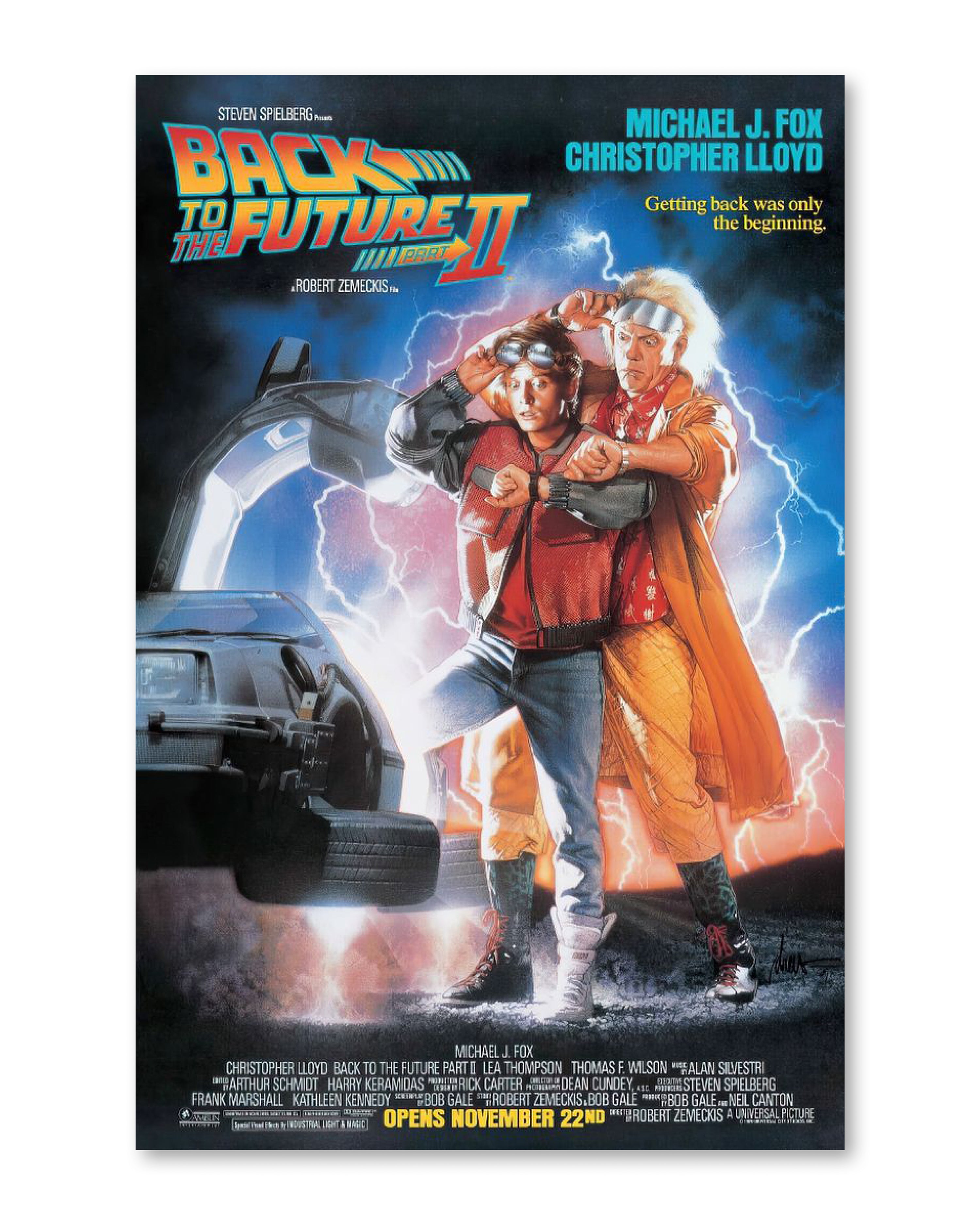 Zurück in die Zukunft I - III Posterset