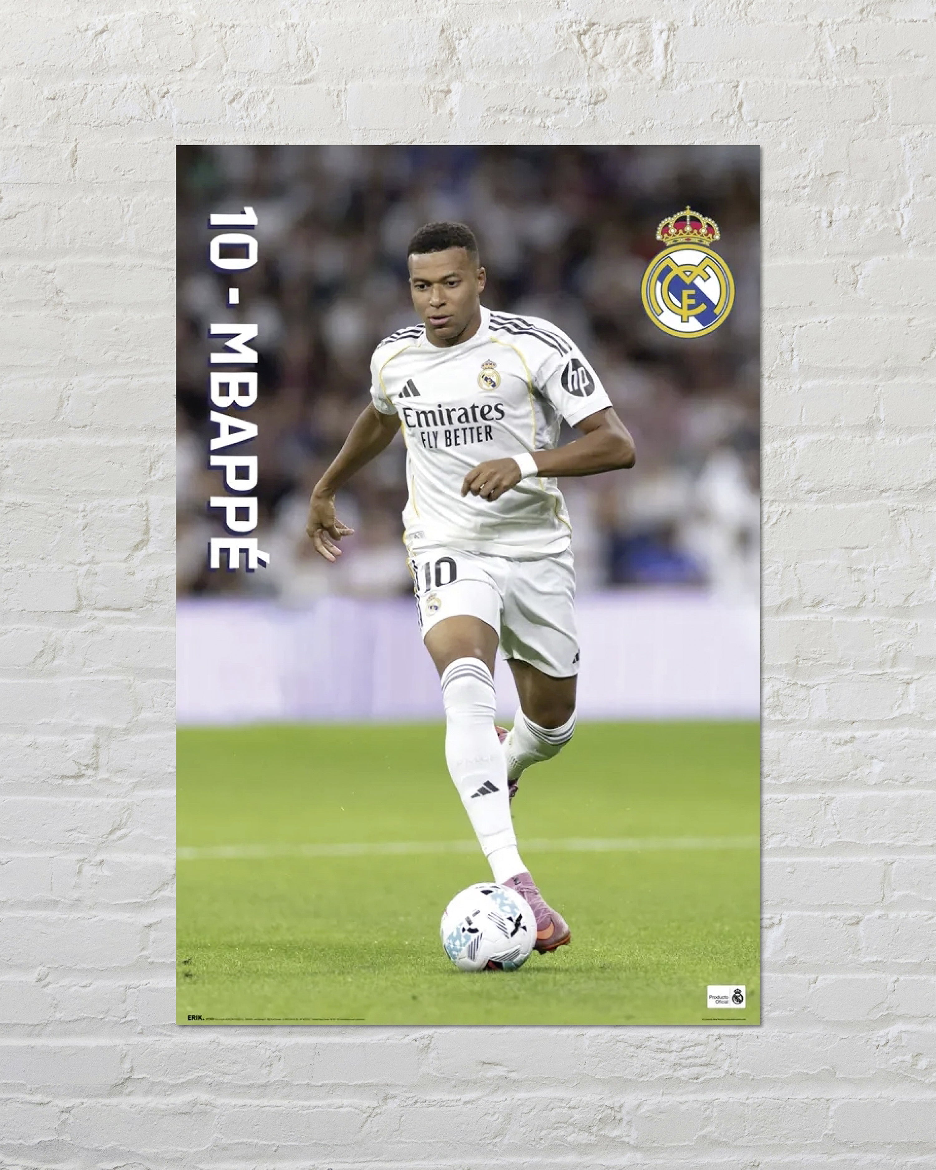 Real Madrid Poster Mbappé
