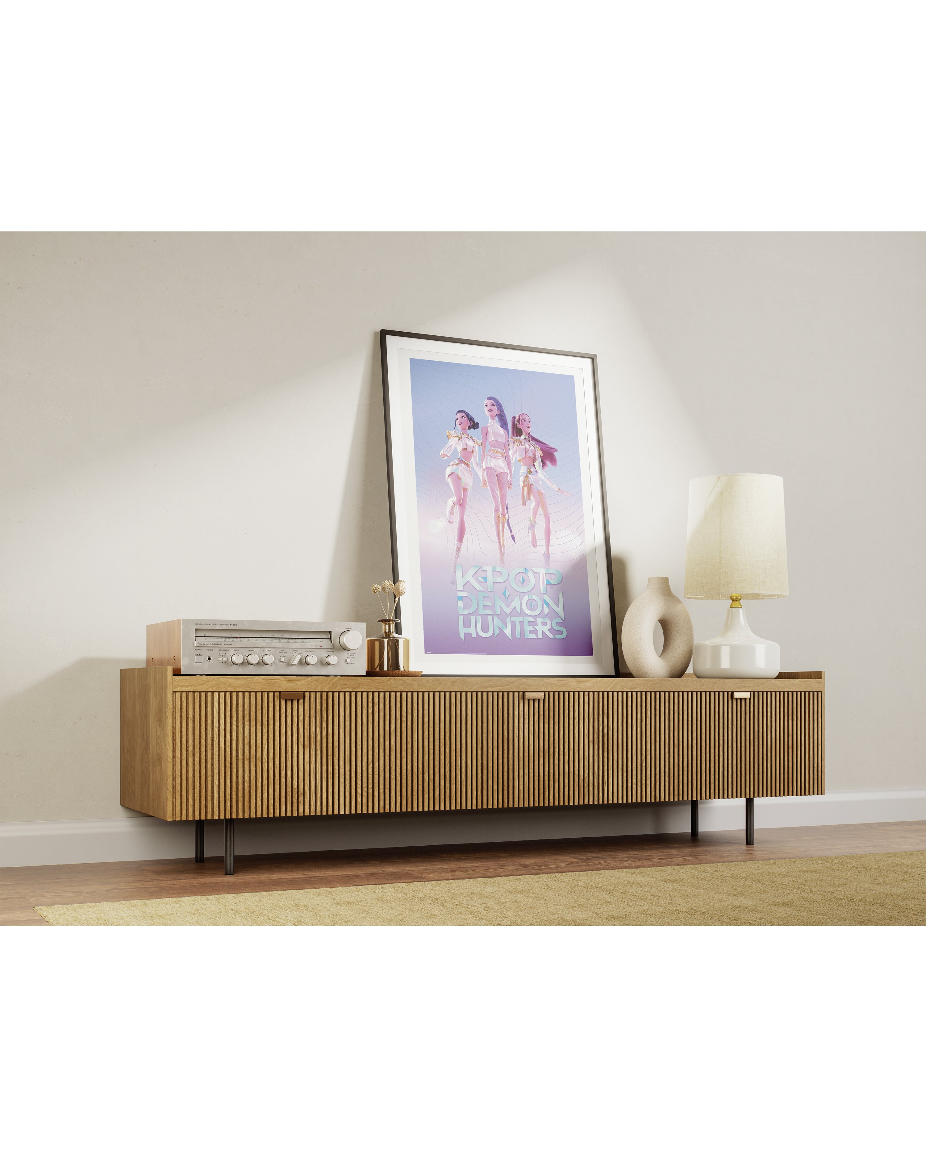 K-Pop Demon Hunters Poster Huntr/x Floating