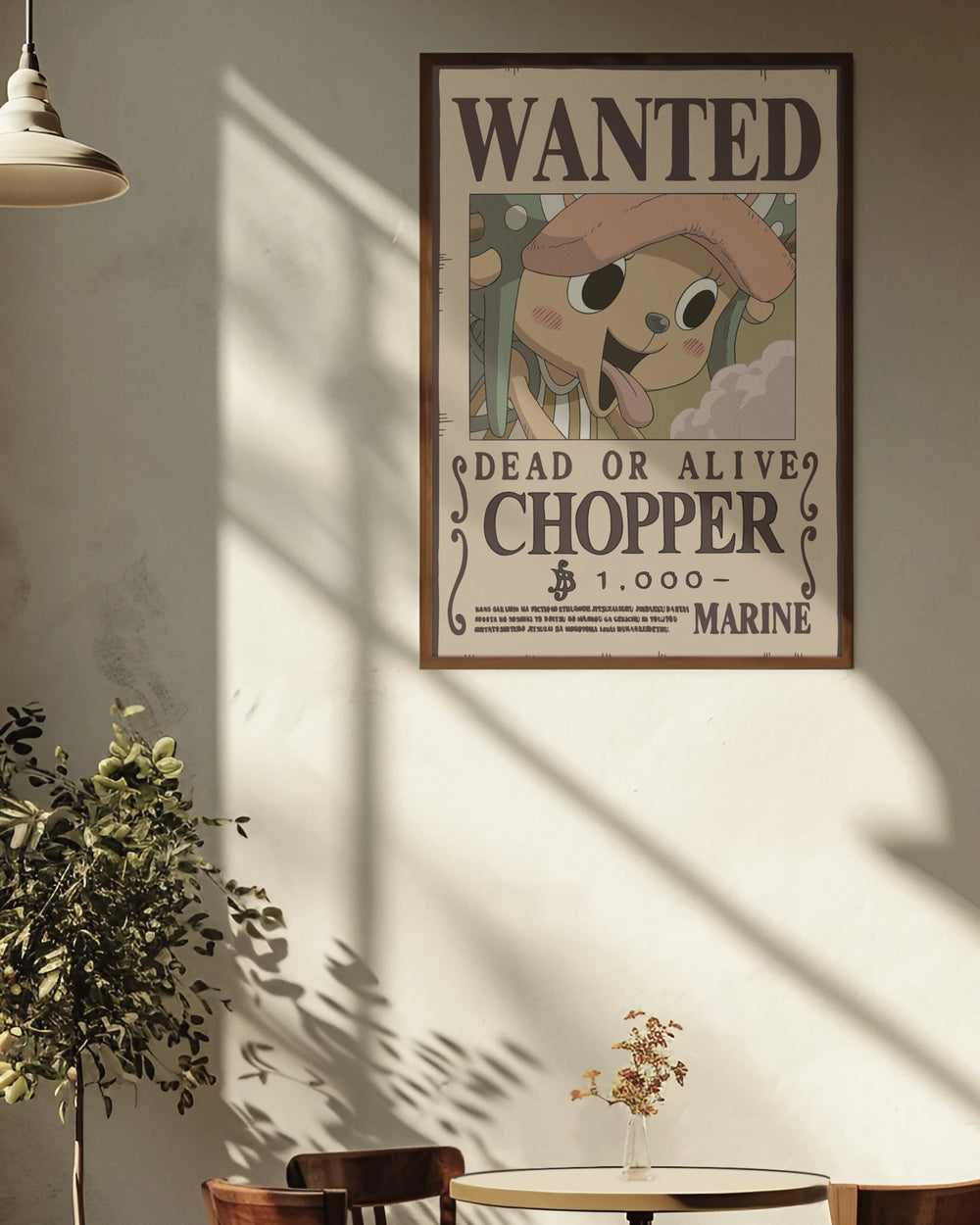 One Piece Poster Wanted Chopper, Dead or Alive