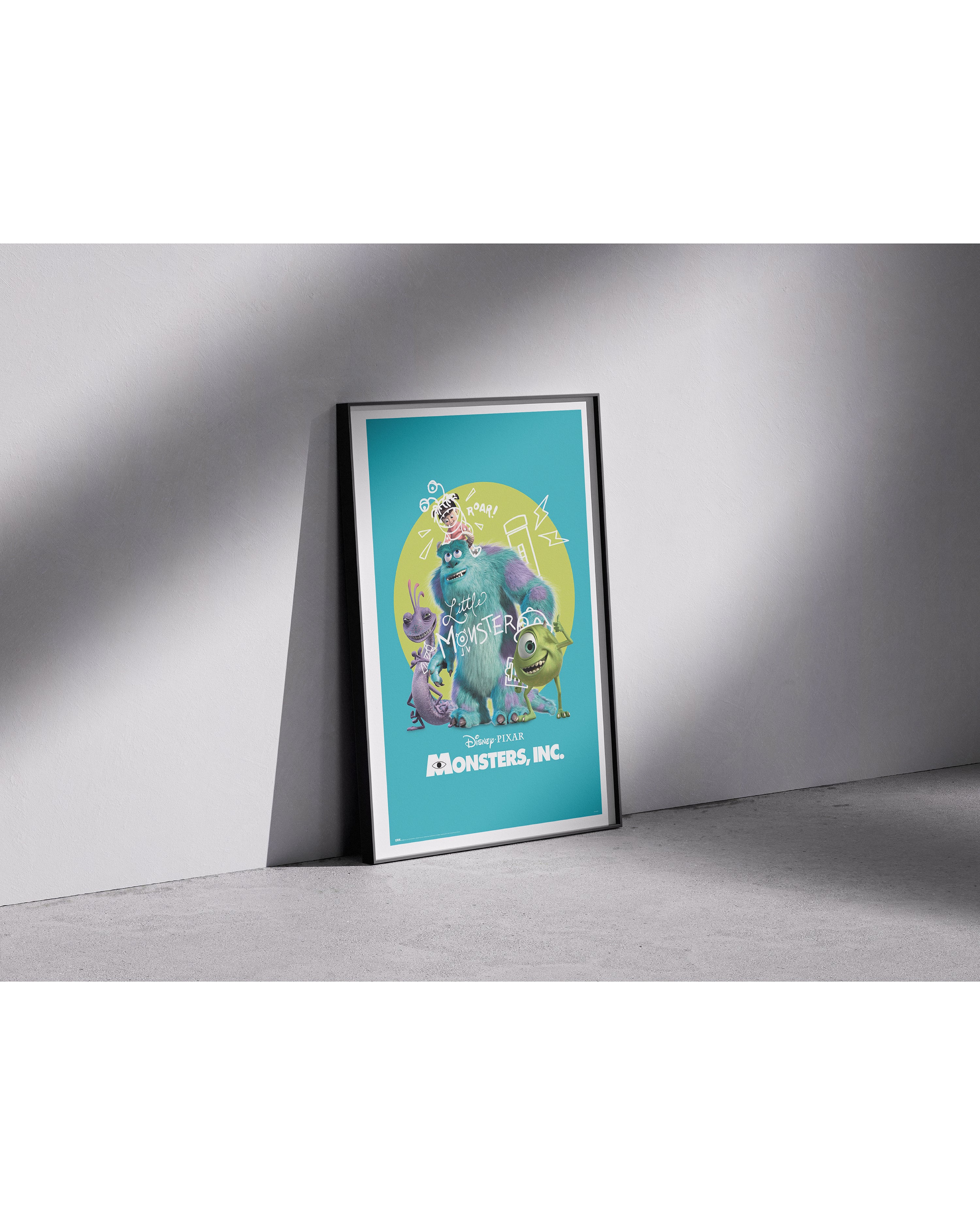 Disney Monsters, Inc. Poster Pixar
