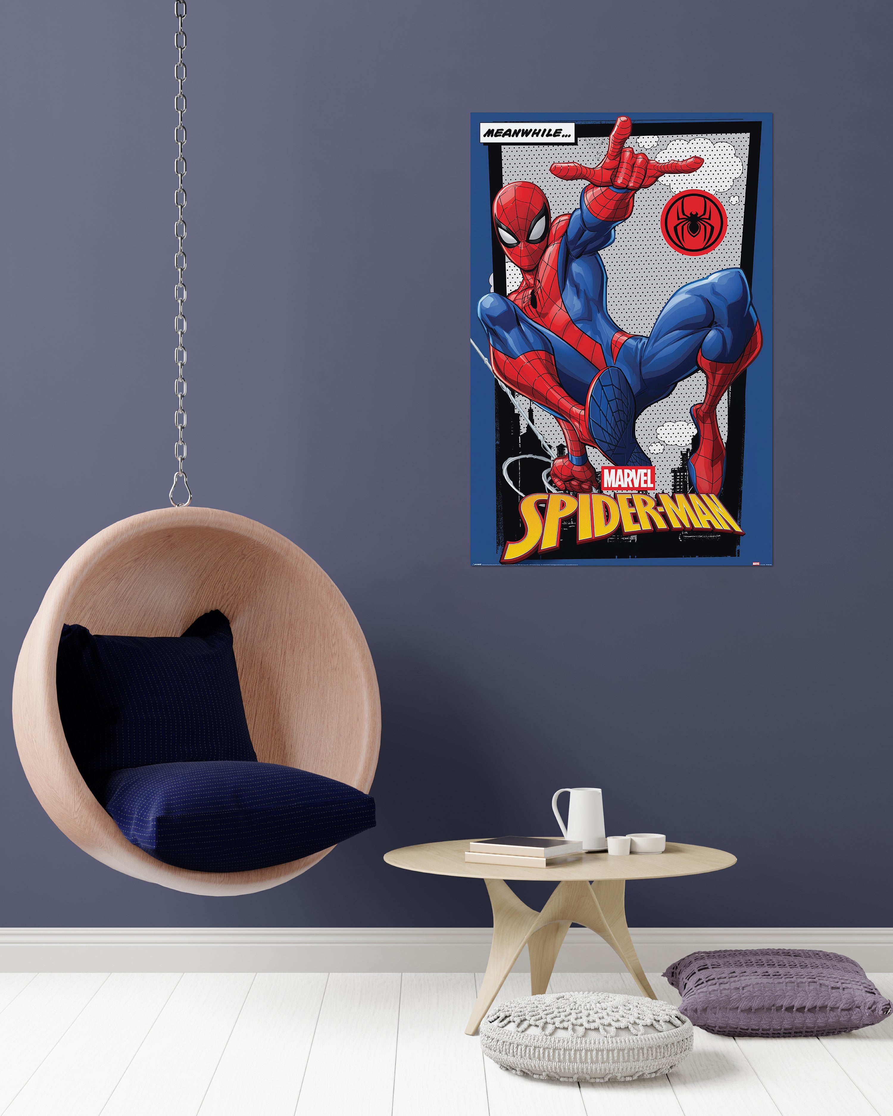 Marvel Comics Spiderman Poster Meanwhile