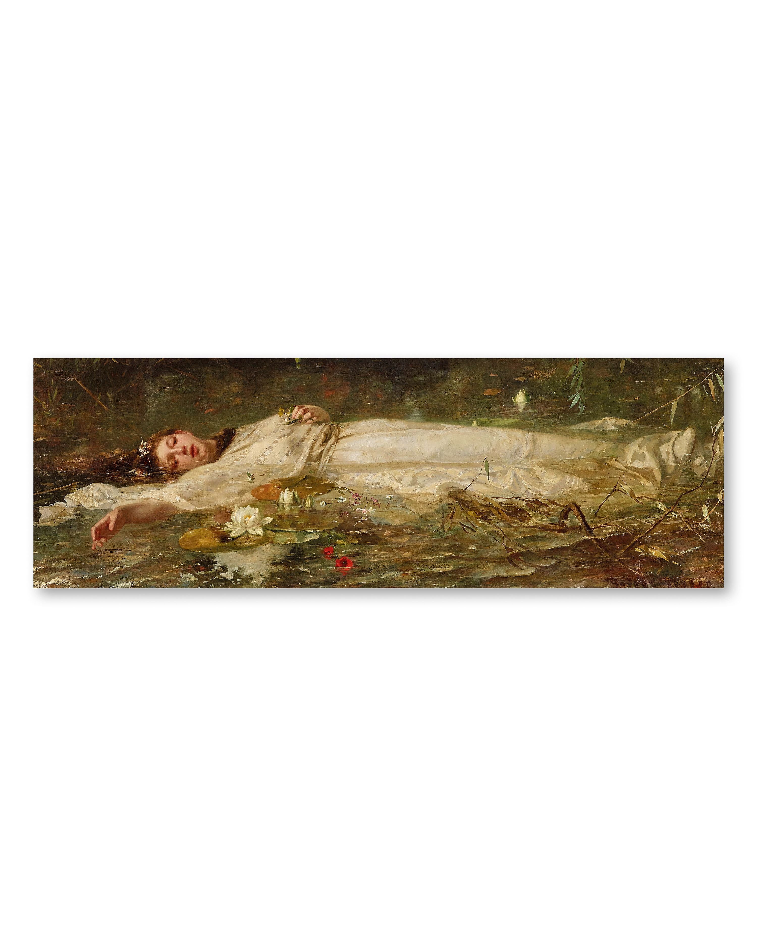 Ophelia Poster von F. W. T. Heyser (ca. 1900)