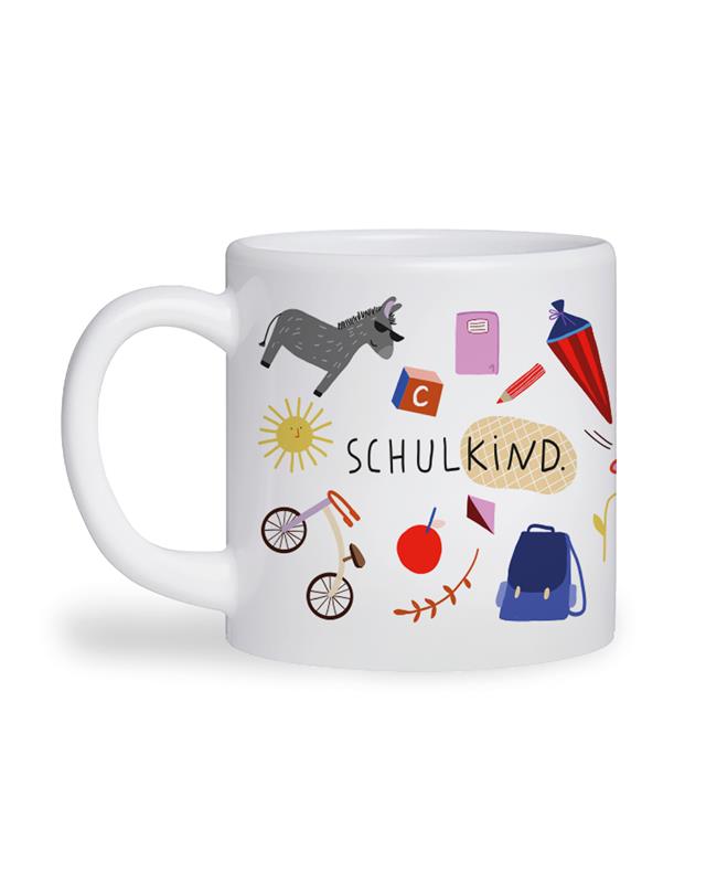 Schulkind Tasse - 180 ml Kindertasse für Einschulung