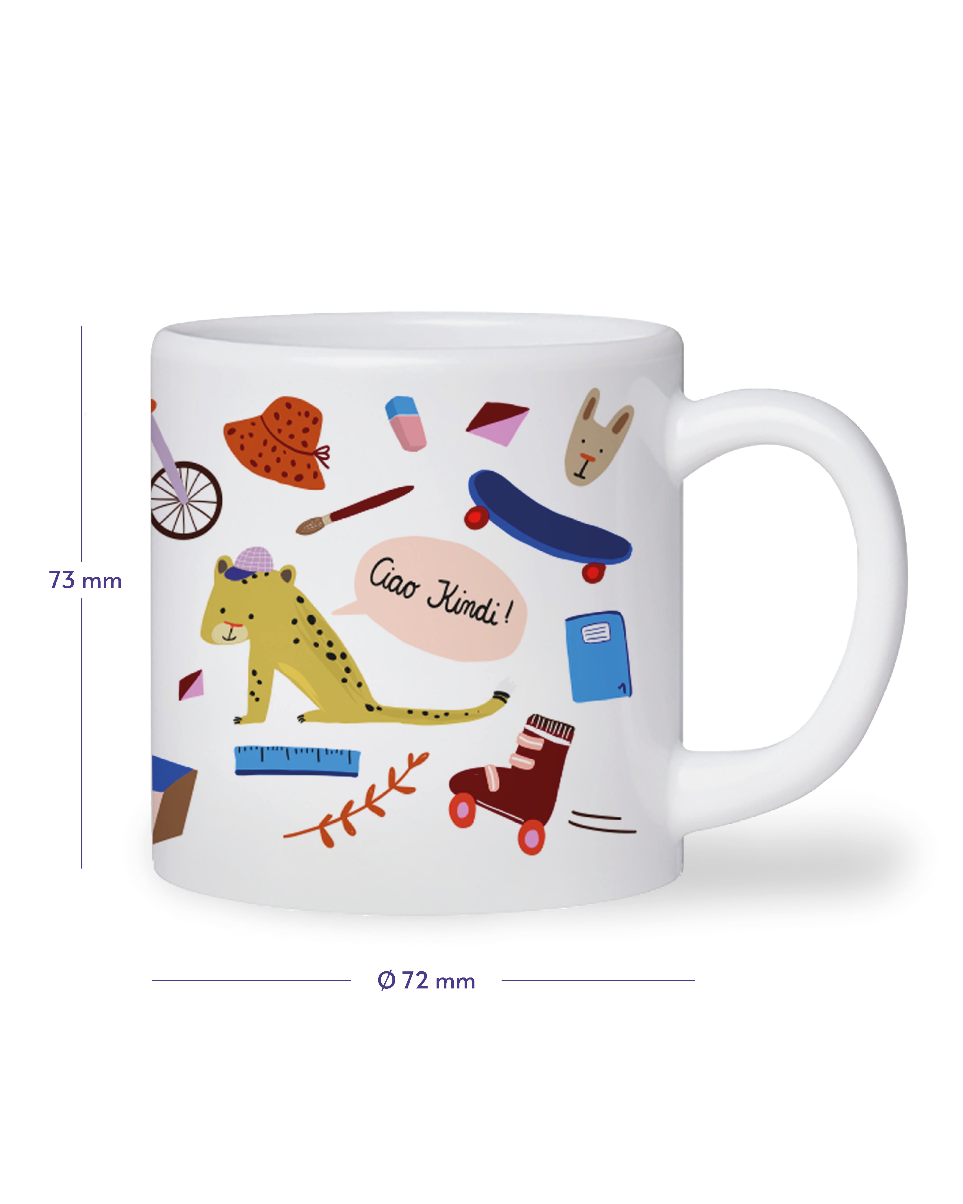 Schulkind Tasse - 180 ml Kindertasse für Einschulung