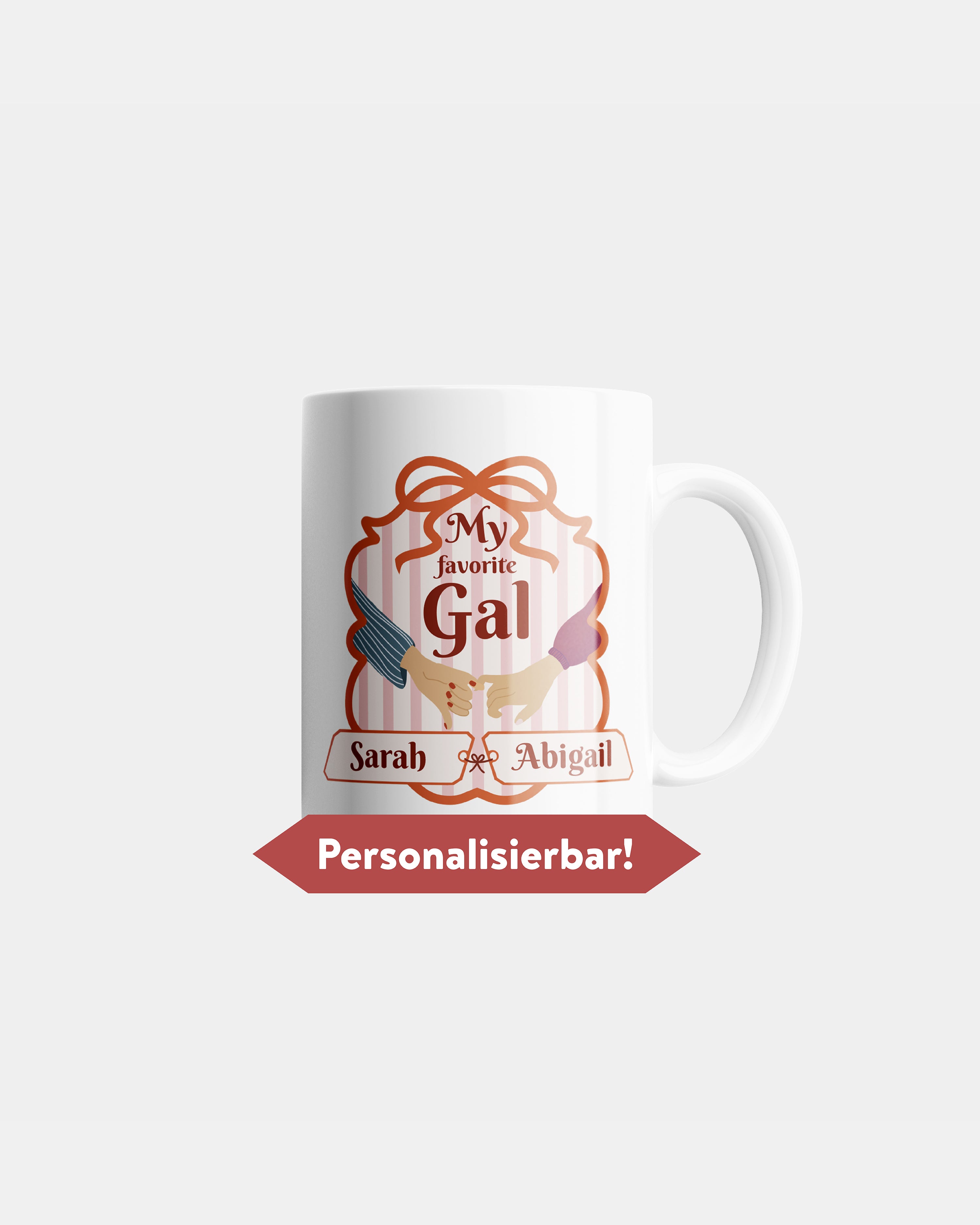 My favorite Gal Tasse White Girlies mit Wunschnamen ca. 330 ml