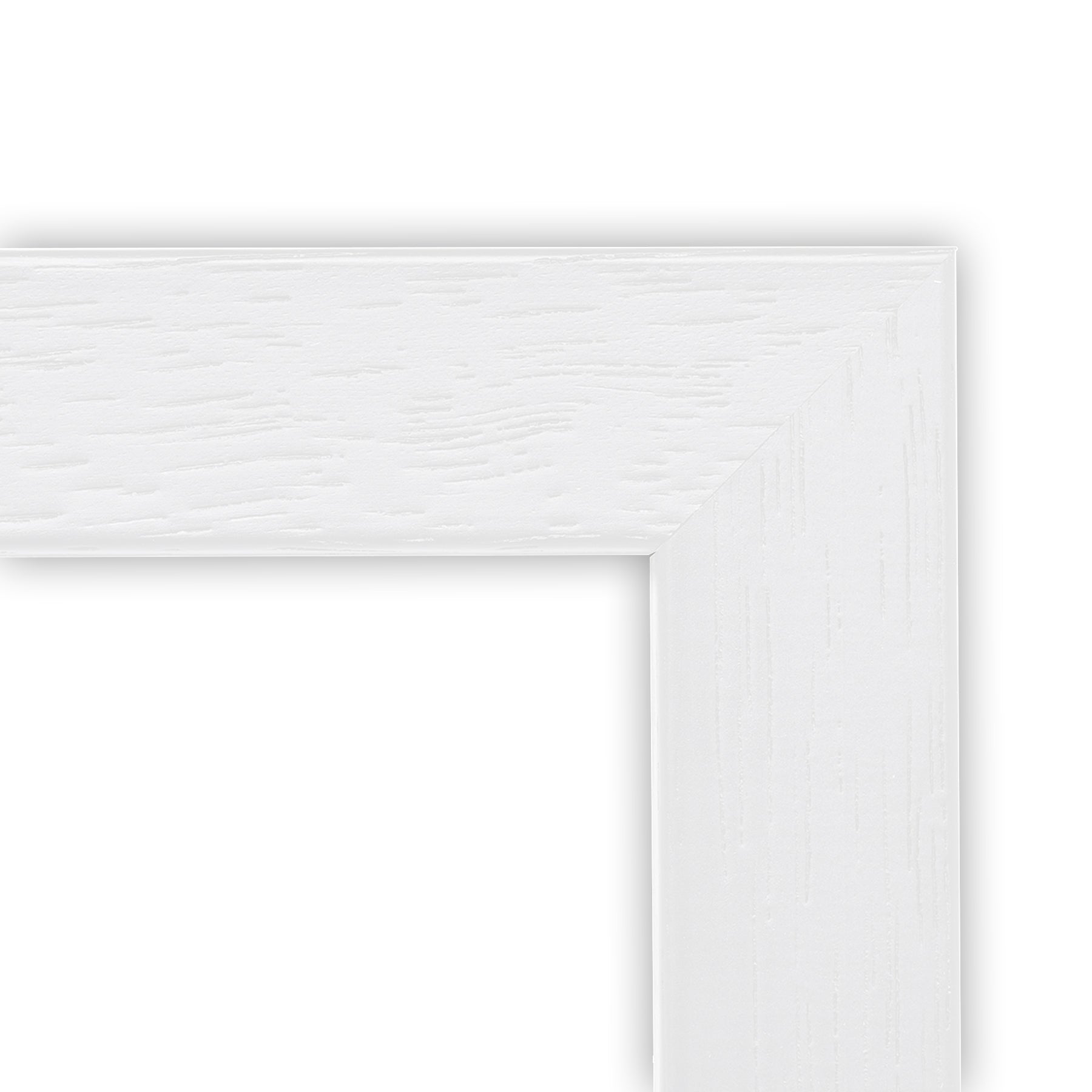 Cadre affiche 60 x 90 cm décor bois blanc