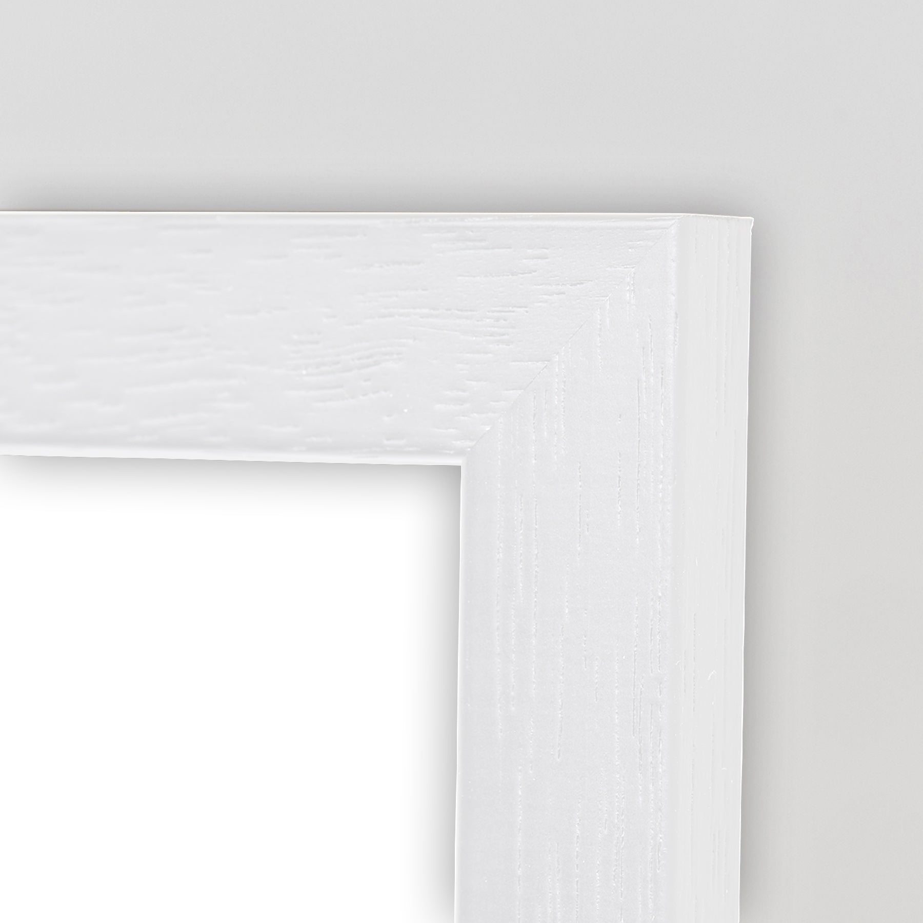Cadre affiche 60 x 90 cm décor bois blanc