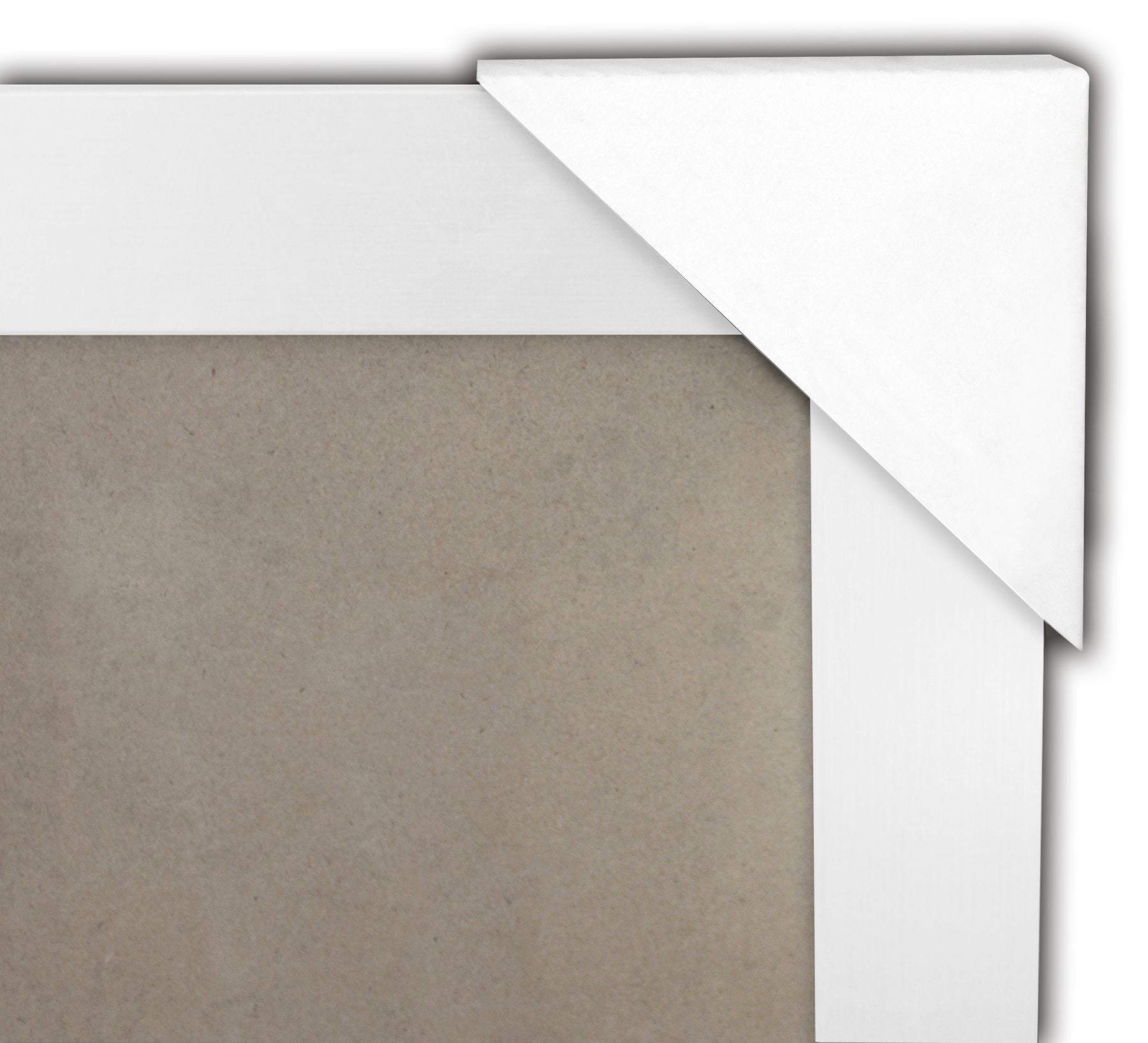 XXL poster frame 100 x 150 cm wood decor white