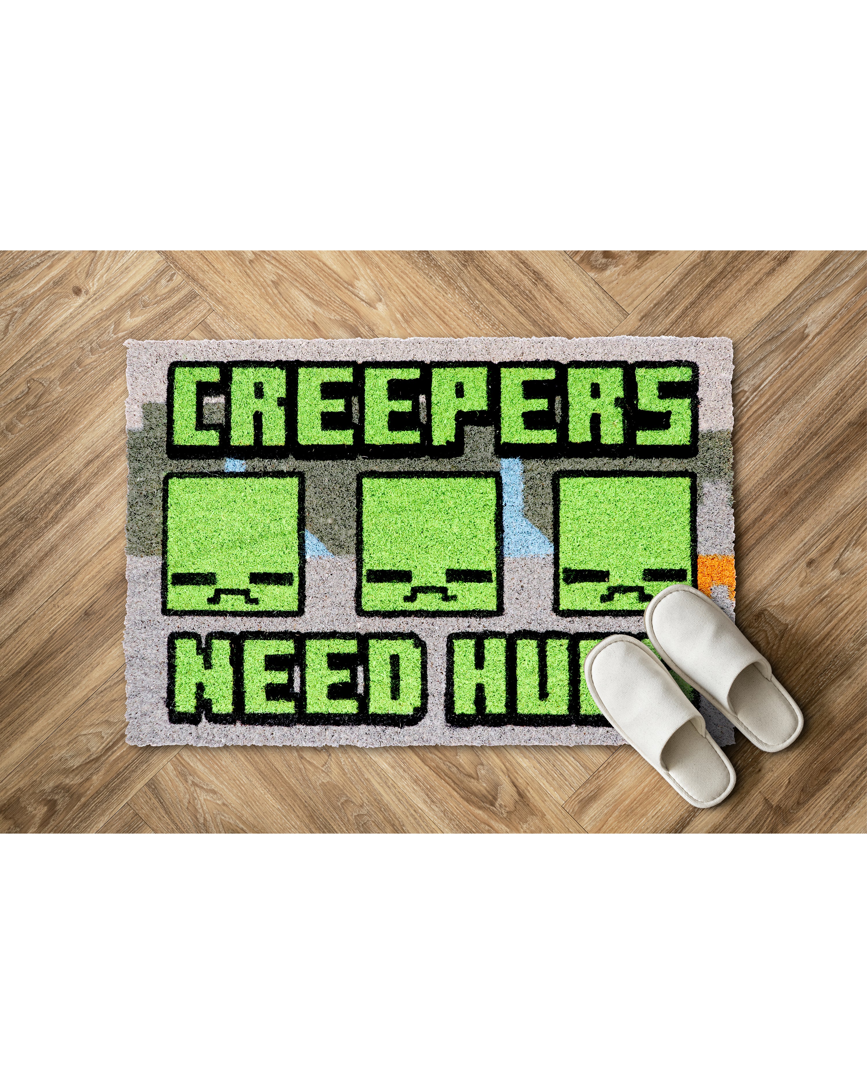 Paillasson Minecraft : Creepers a besoin de câlins