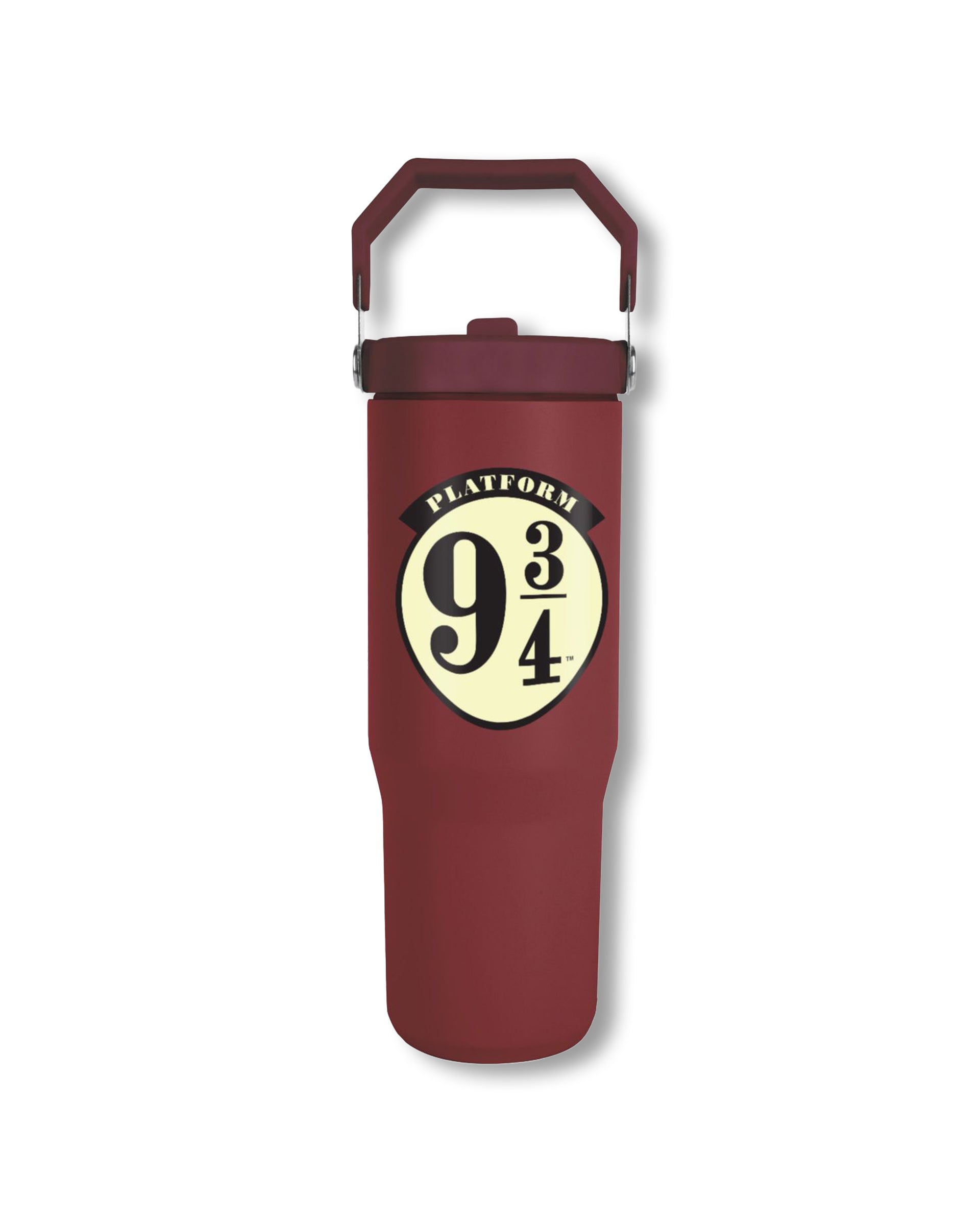 Harry Potter 30 oz Tumbler mit Griff & Flip-Strohhalm 0,85l