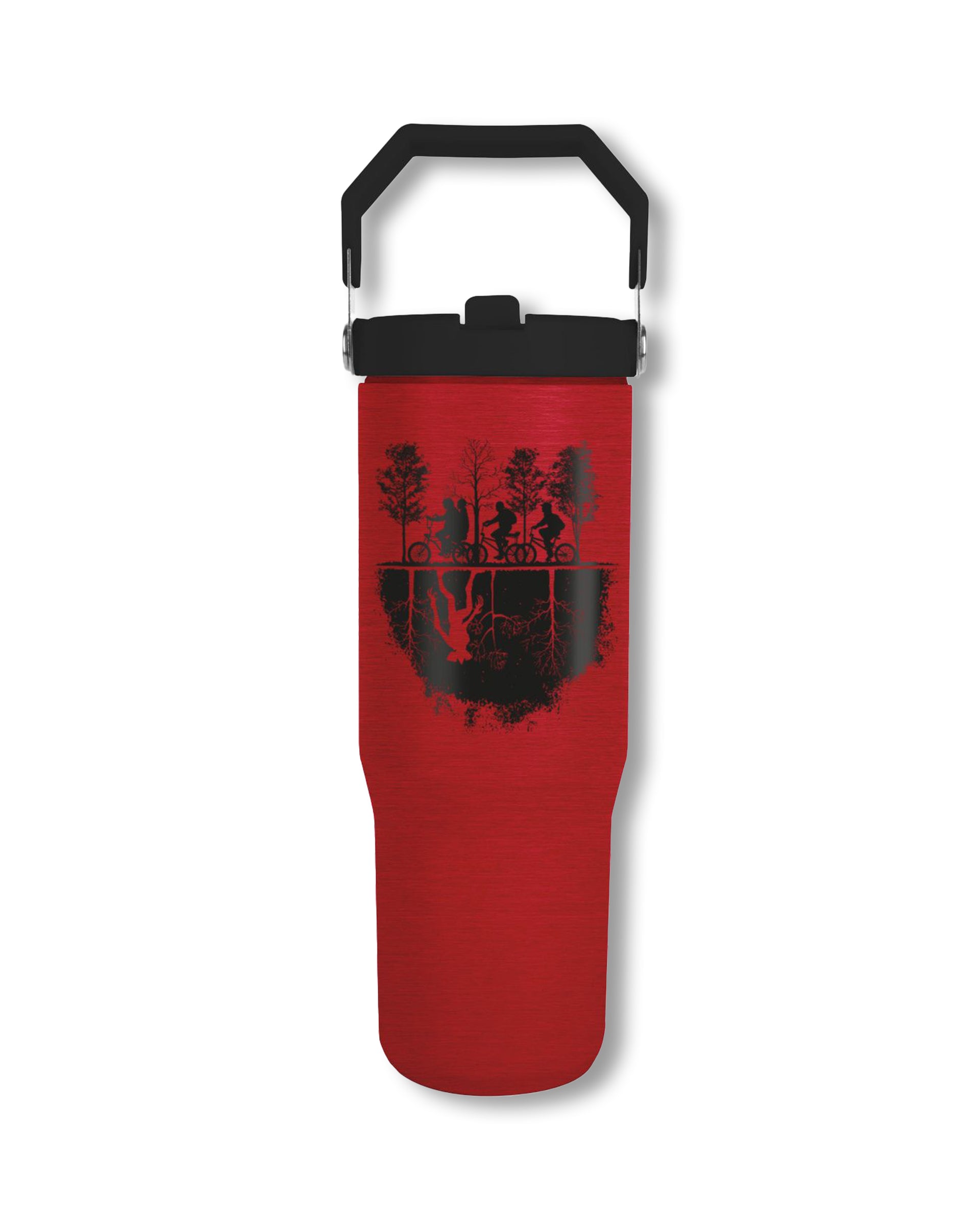 Stranger Things 30oz Tumbler Griff & Flip-Strohhalm 0,85l