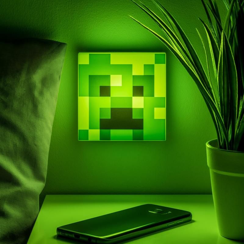 Veilleuse Creeper Minecraft