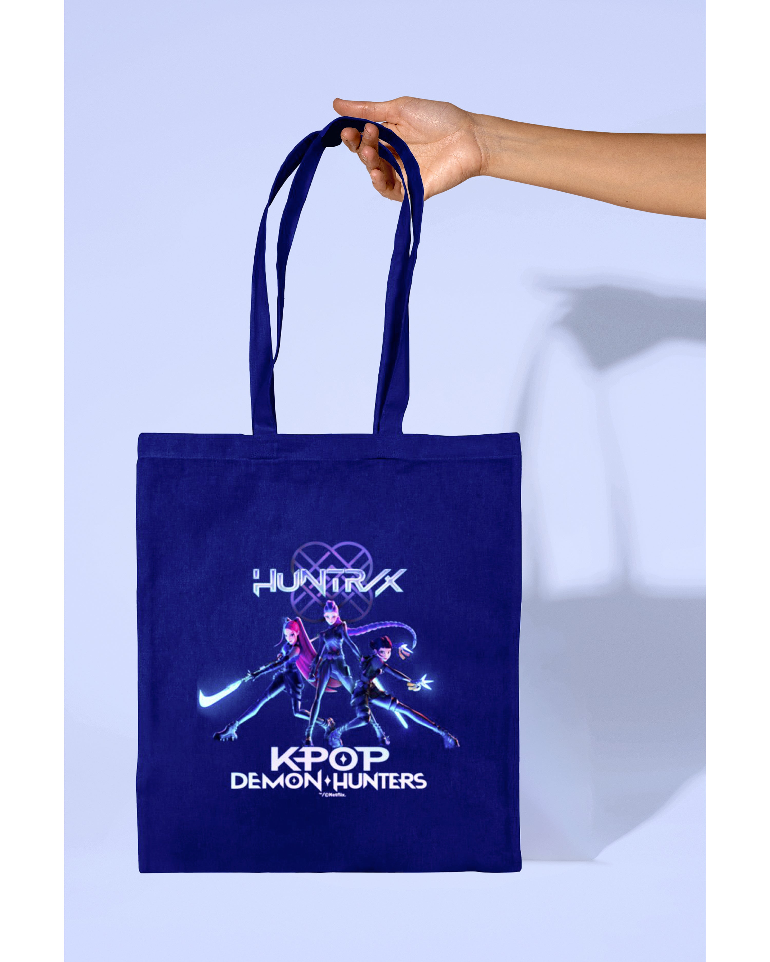 K-Pop Demon Hunters 2-er Taschenset aus Canvas: Huntr/x & Saja Boys
