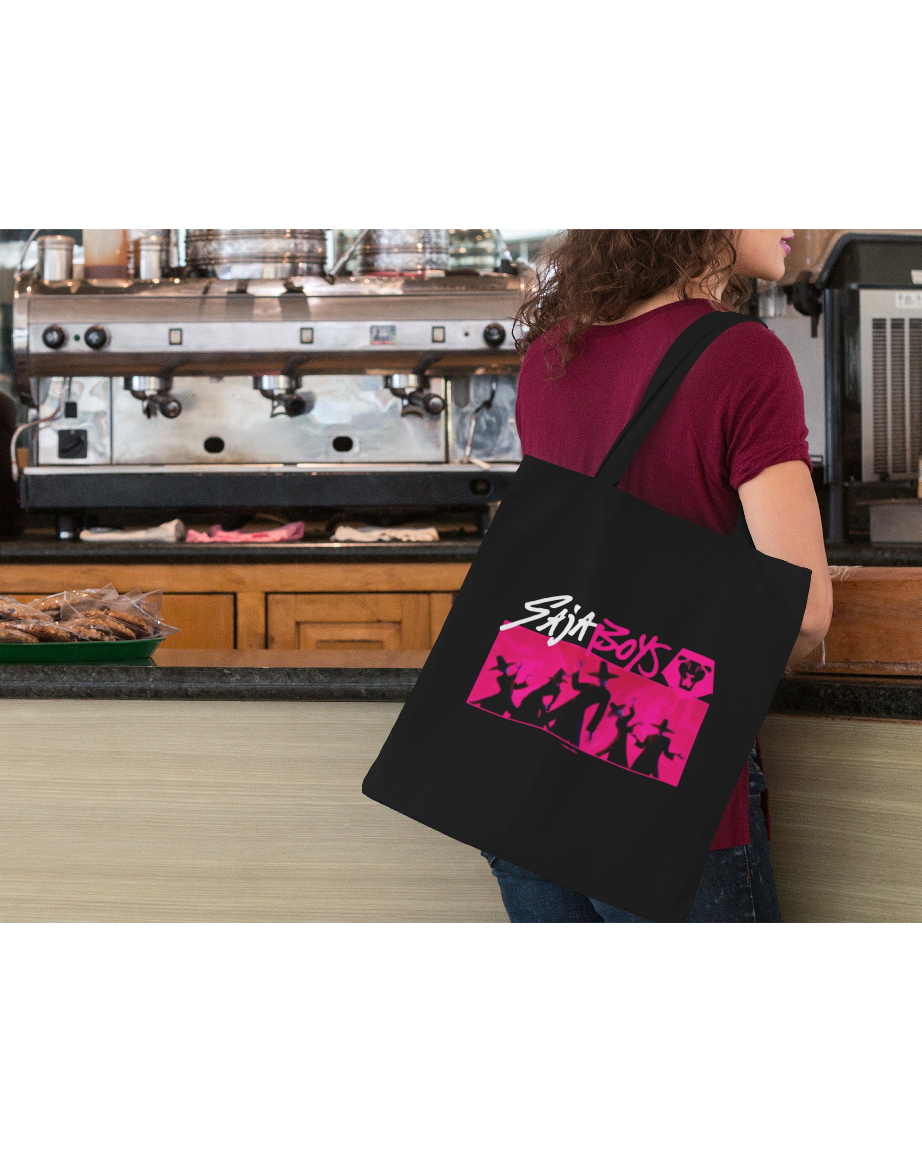 K-Pop Demon Hunters 2-er Taschenset aus Canvas: Huntr/x & Saja Boys