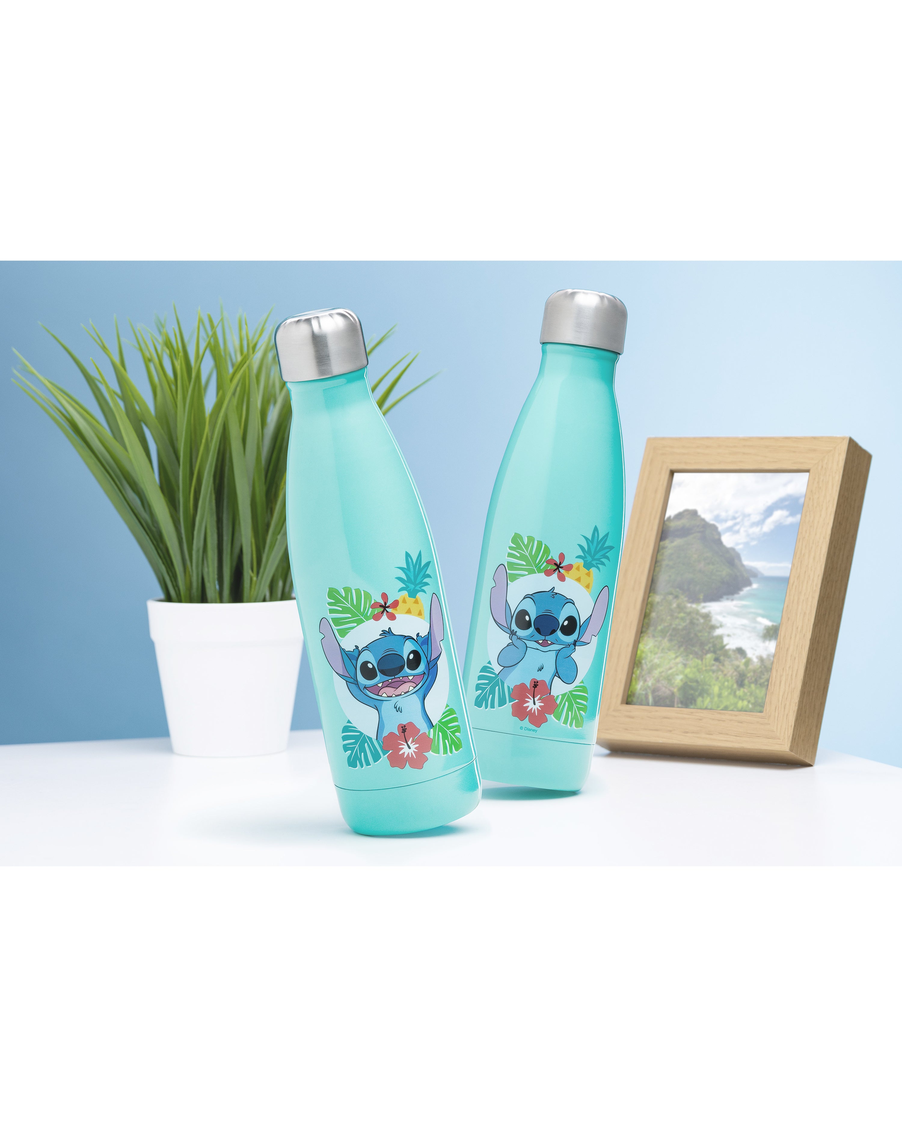 Disney Lilo & Stitch Trinkflasche - Beidseitig bedruckt - 460ml