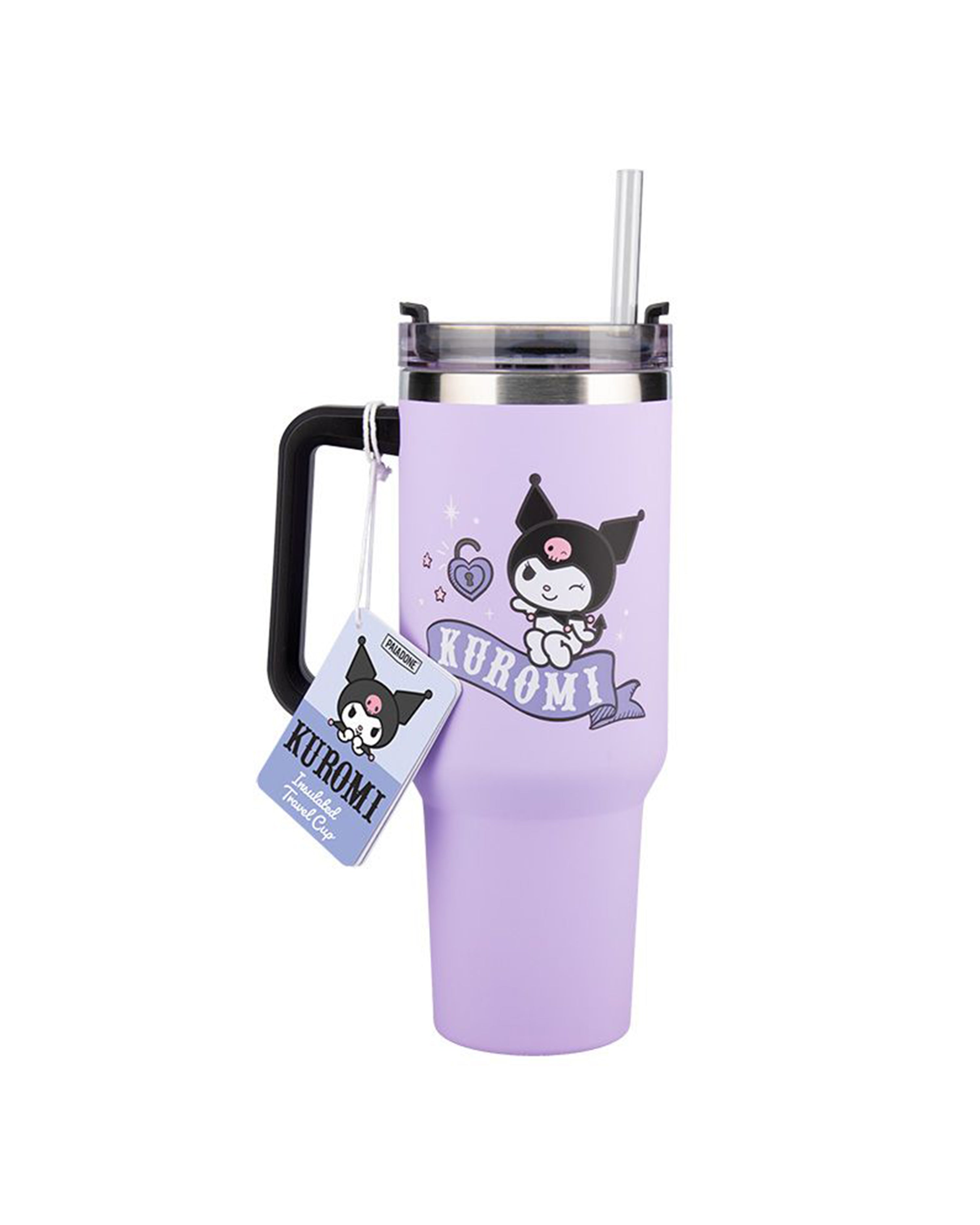 Kuromi 30 oz Tumbler 0,88l mit Mehrwegedeckel