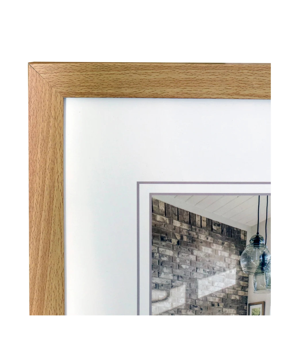 Poster frame 30 x 45 cm light beech