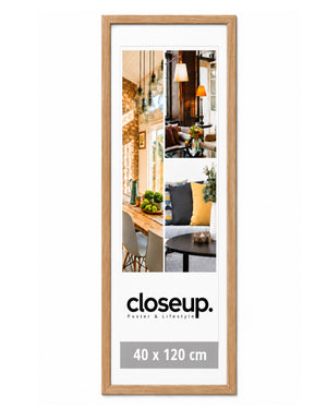 Poster frame 40 x 120 cm light beech