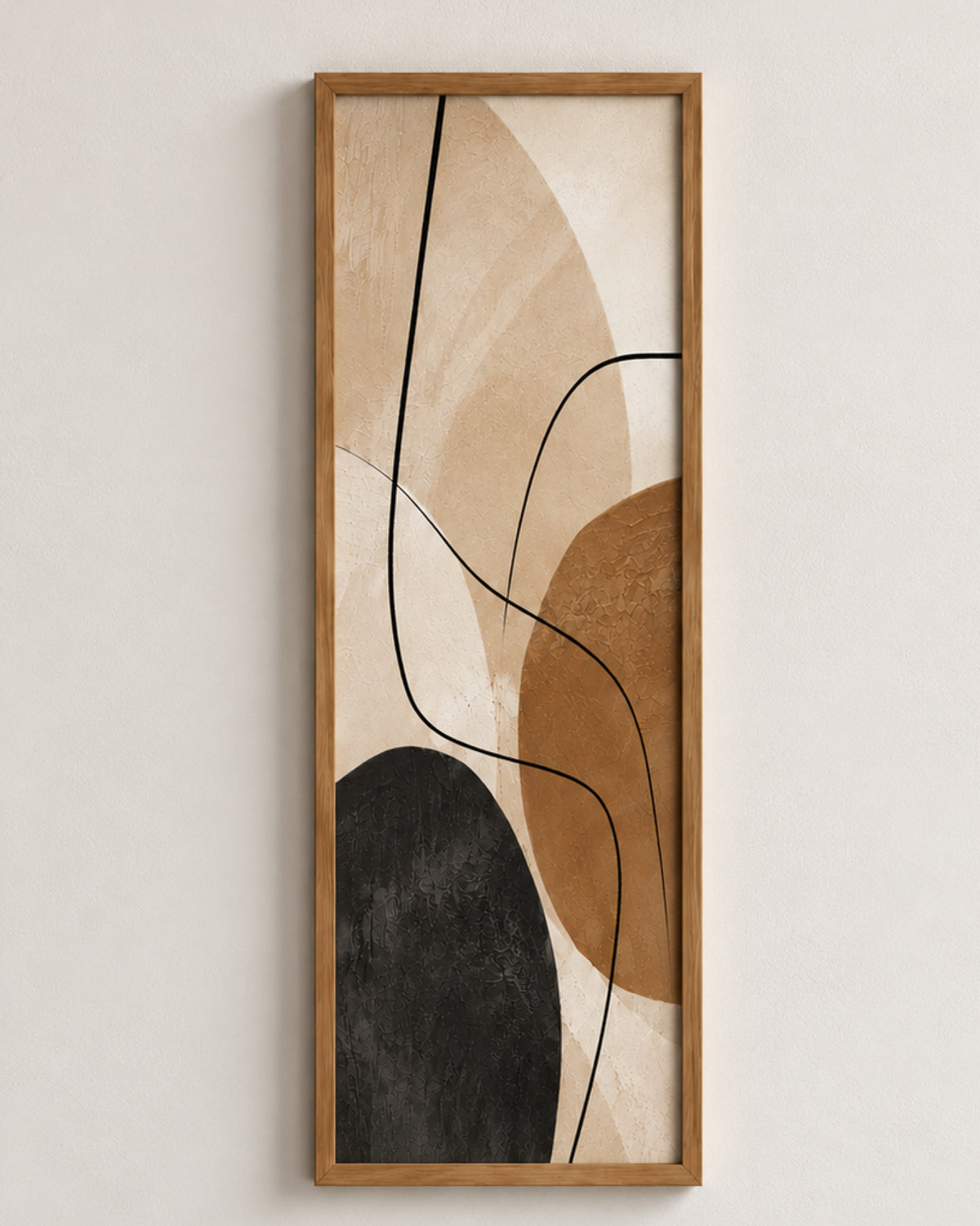 Poster frame 40 x 120 cm light beech
