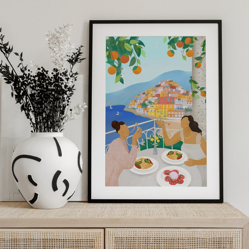 Girls in Positano
