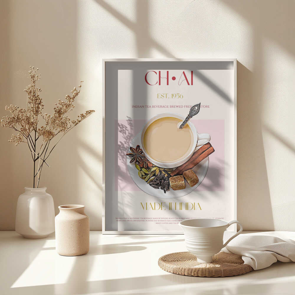 Chai Tea Poster - "Spice & Warmth"