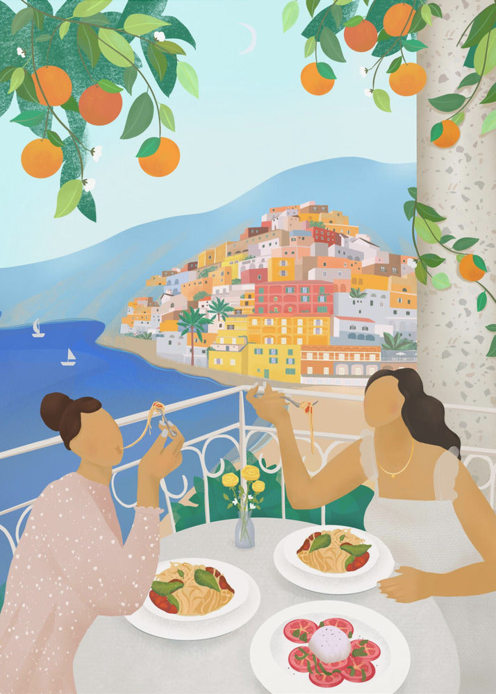 Girls in Positano