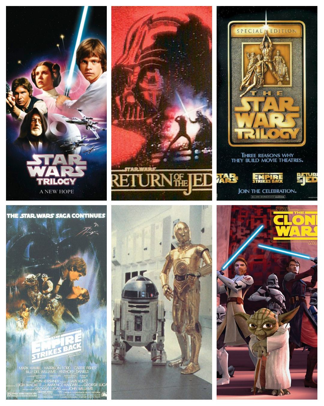 Star Wars Postkarten 6er Set